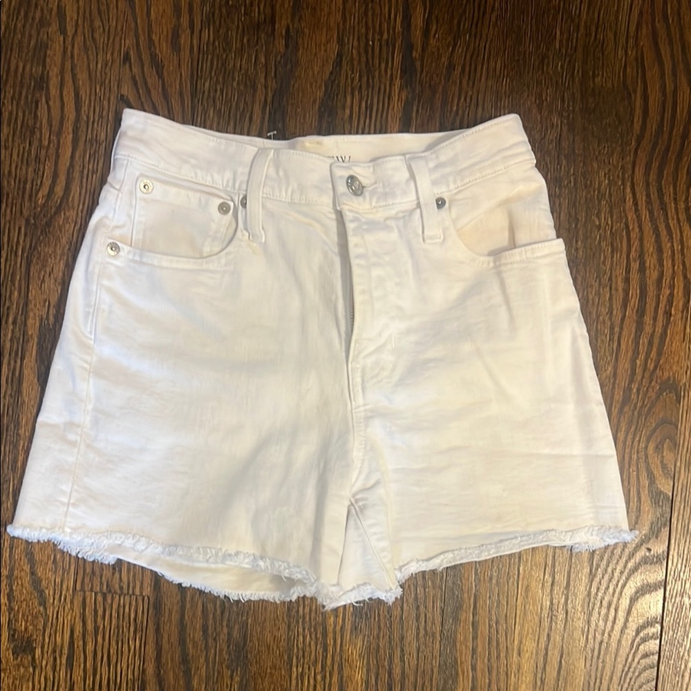Jcrew Women's White Denim Shorts - 23